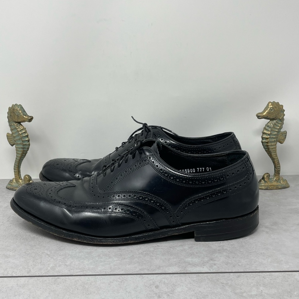 Florsheim Harvard Black Oxford Brogue Wingtip Dress Shoes Size 11D